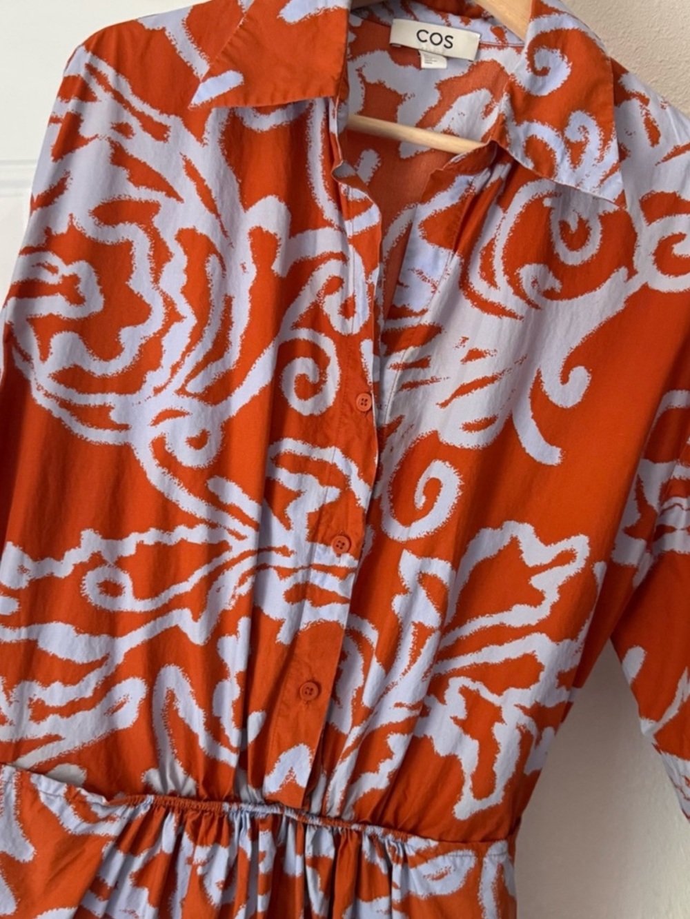 COS • Short sleeve midi shirt dress - Picture 2 of 9